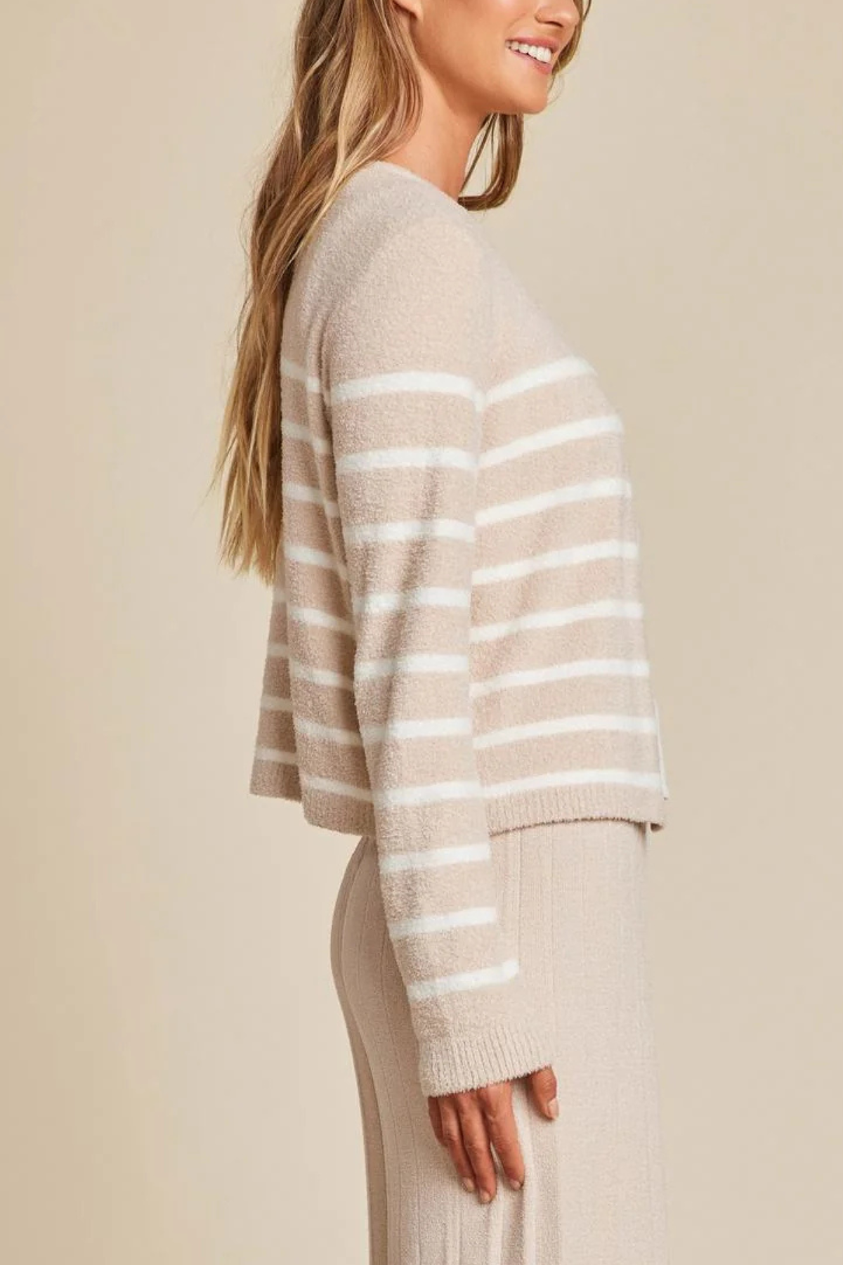 Barefoot Dreams Striped Cardigan