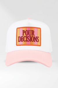 Pour Decisions Vintage Trucker Hat