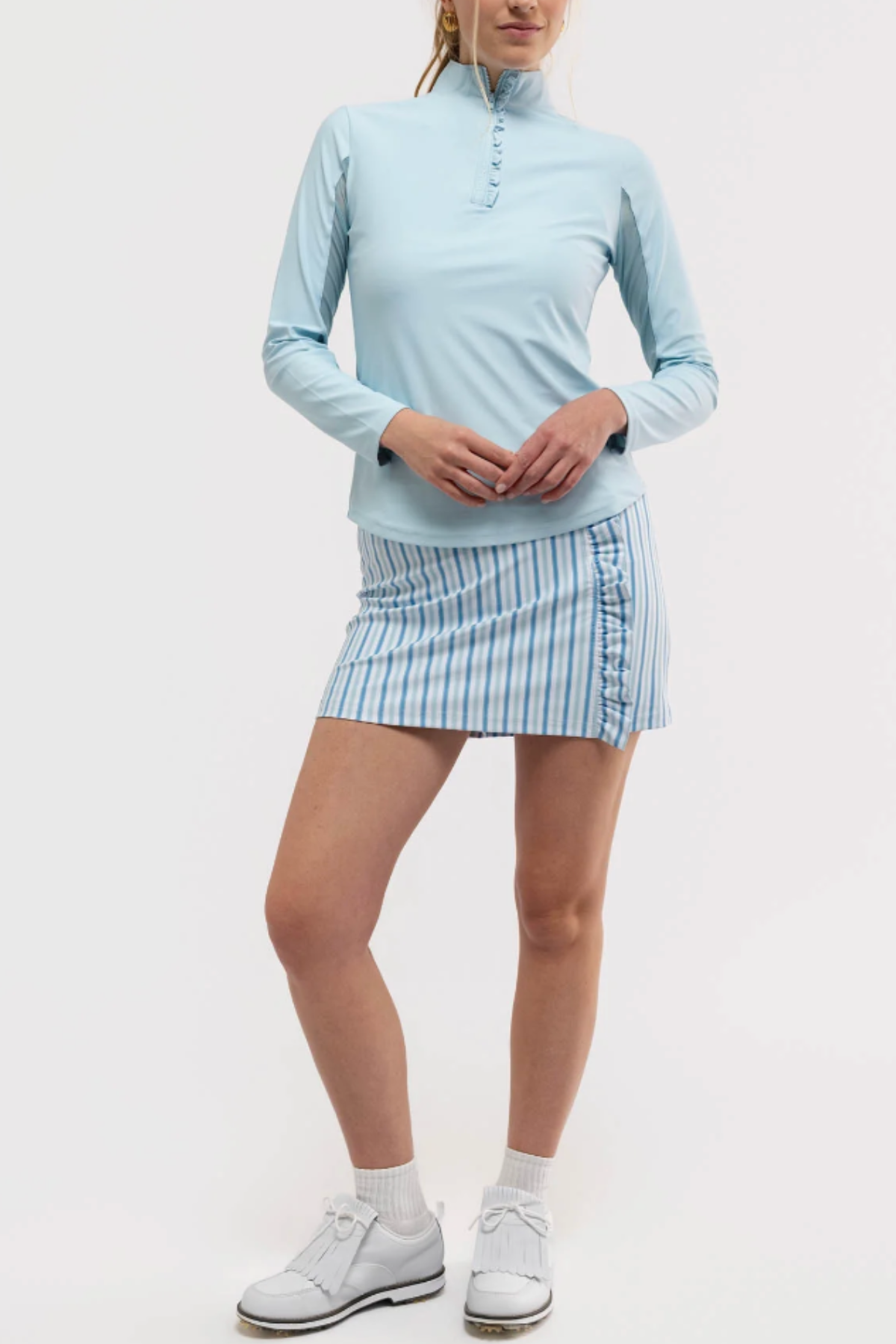 Smith & Quinn Ava Ruffle Quarter Zip