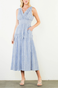 THML Sleeveless Tiered Dress