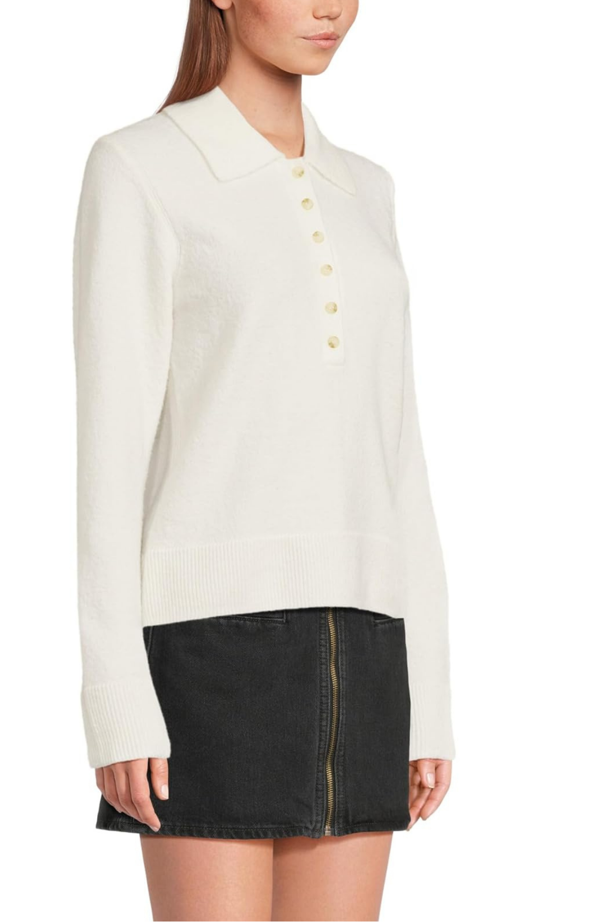 Michael Stars Margie Polo Sweater