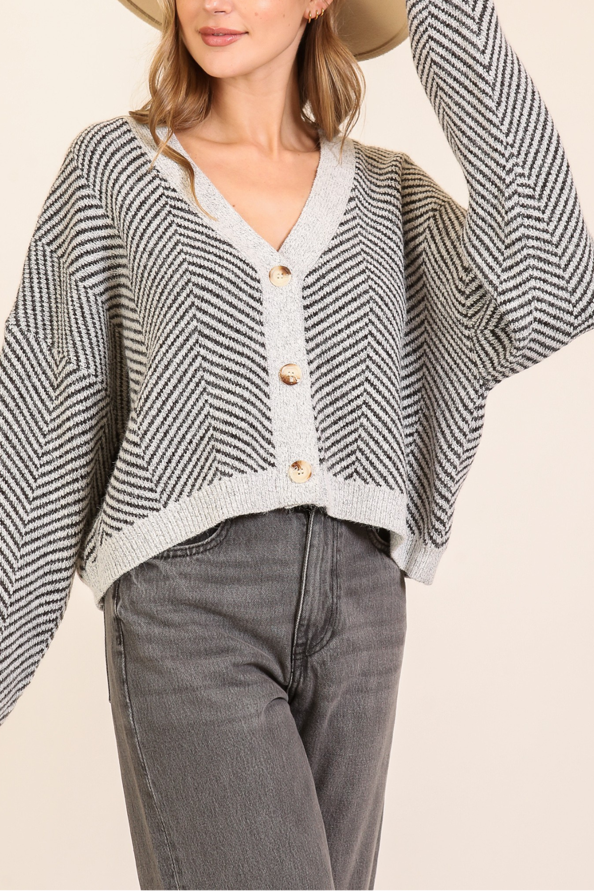 Chevron Cardigan