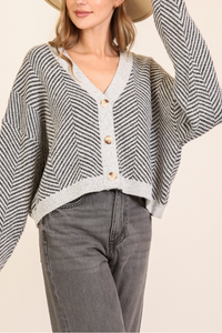 Chevron Cardigan