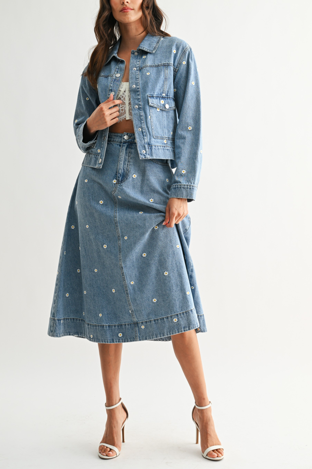 Embroidered Denim Jacket