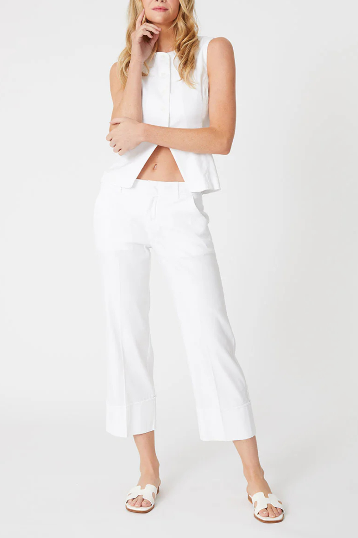 Level 99 Lauren Linen Pant