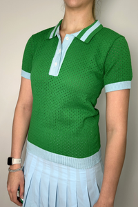 The Bubble Rally Polo Sweater