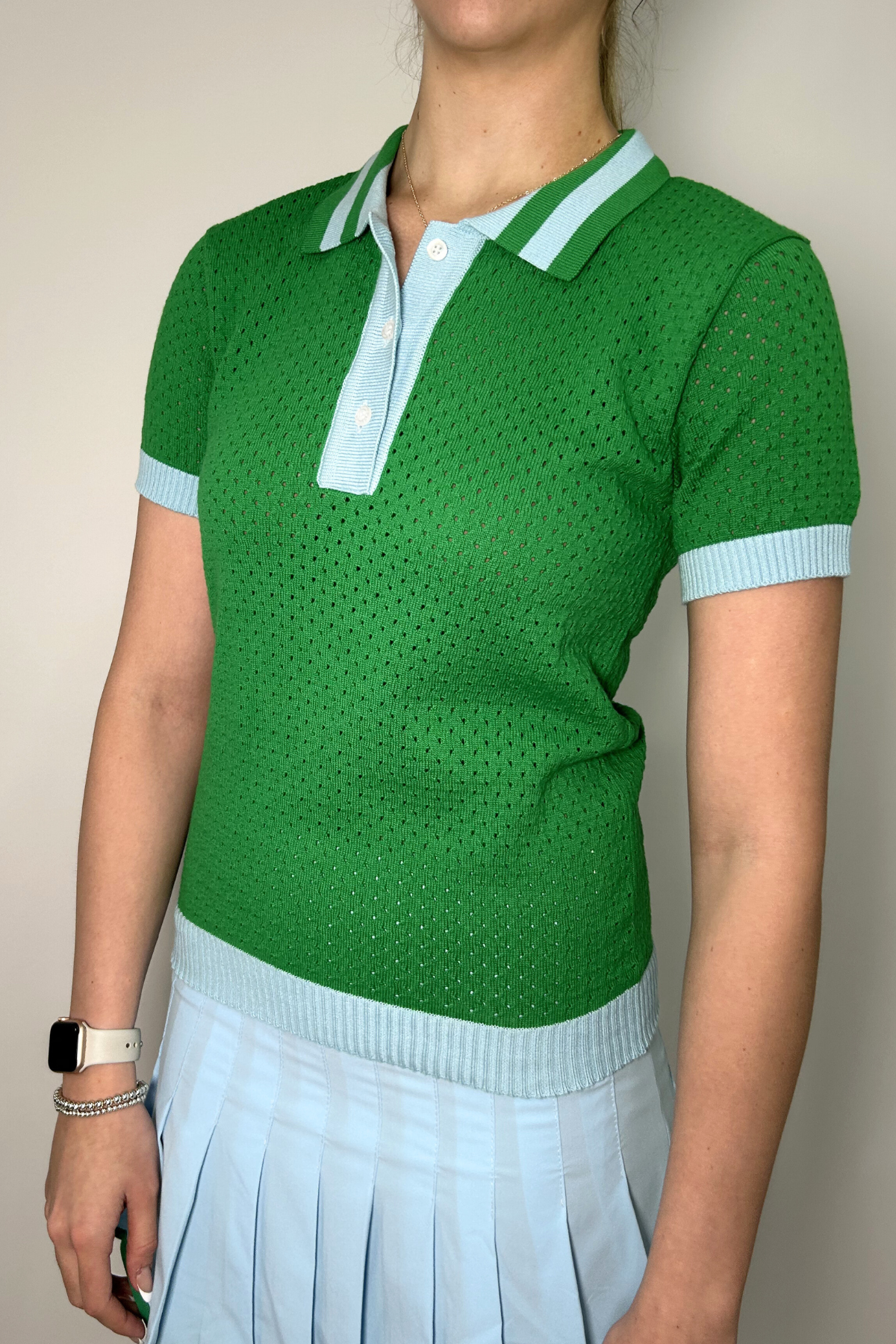 The Bubble Rally Polo Sweater