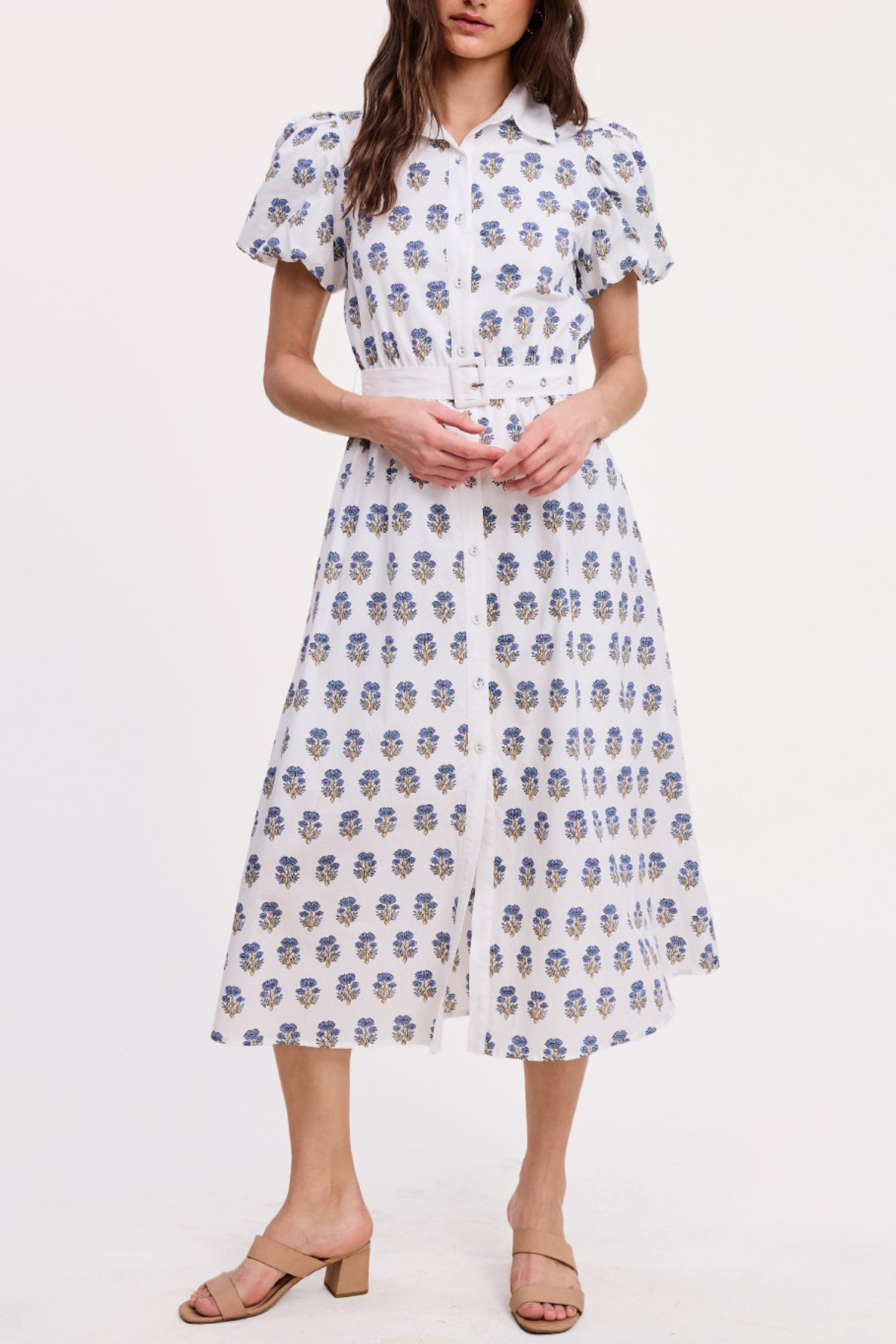 Button Down Midi Dress