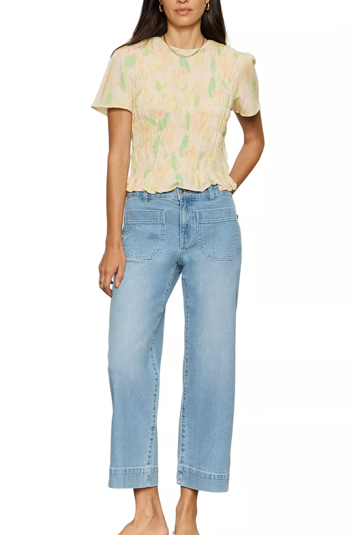 Sanctuary Better Together Smocked Top