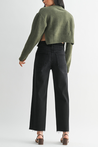 JBD Hight Rise Utility Wide Leg