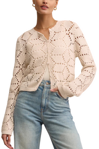 Rosalyn Diamond Sweater Cardigan