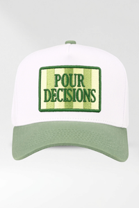 Pour Decisions Vintage Trucker Hat