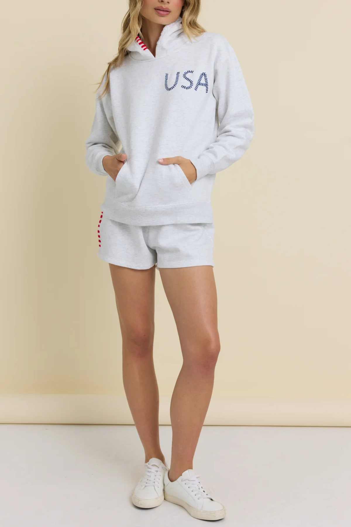 Embroidered Surf Wash Shorts