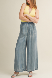 Denim Wide Leg Pant