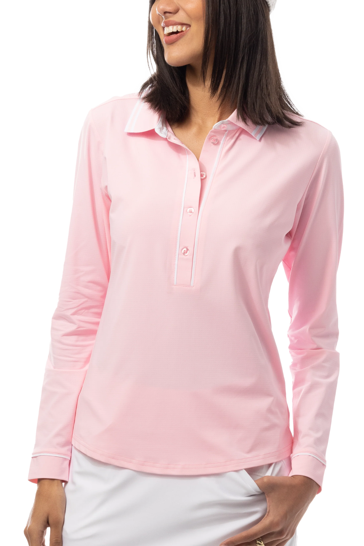 SanSoleil SolAir Cool Long Sleeve Polo