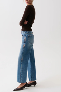 Pistola Lexi Mid Rise Bowed Straight