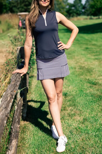 Golftini Sleeveless Cool Girl Mock Polo