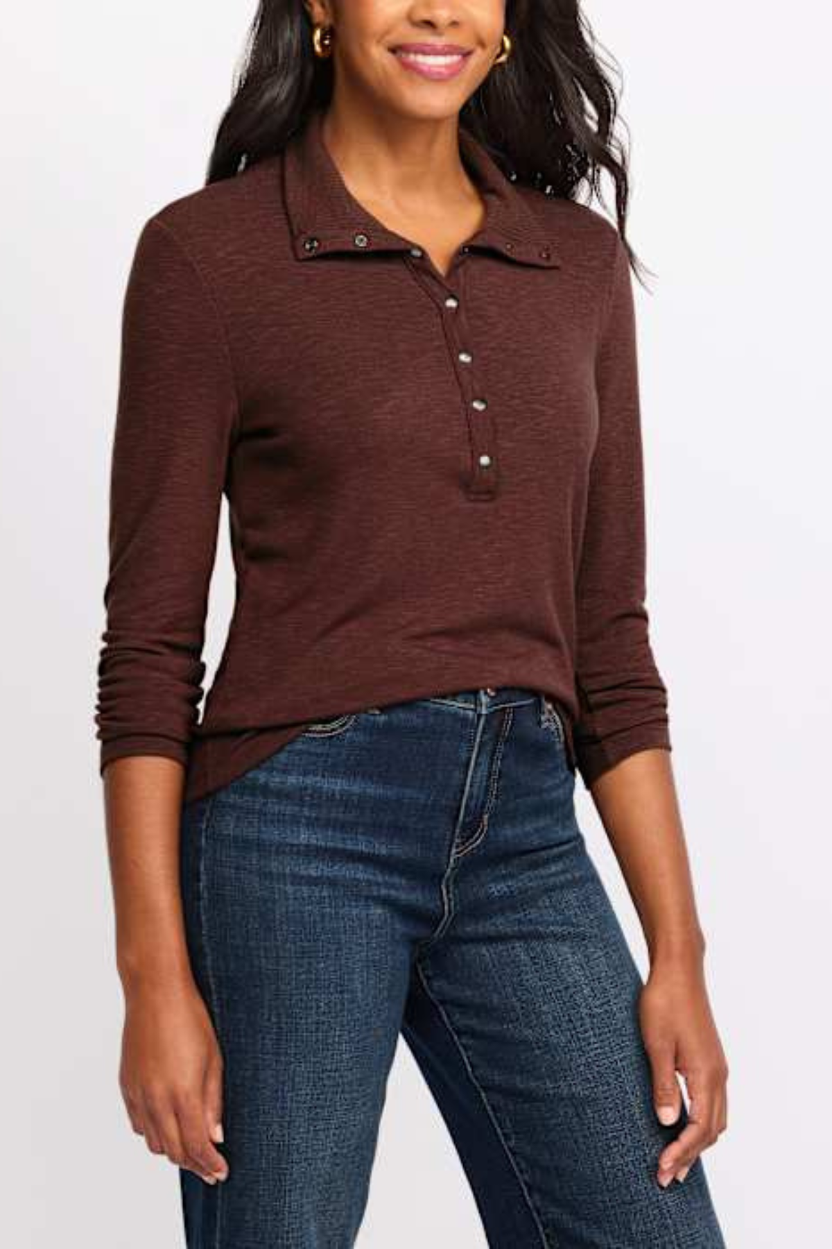 Michael Stars Issa Long Sleeve Henley