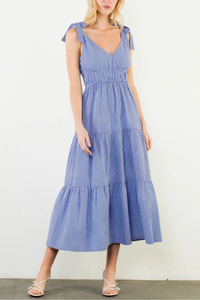 THML Tie Strap Maxi Dress