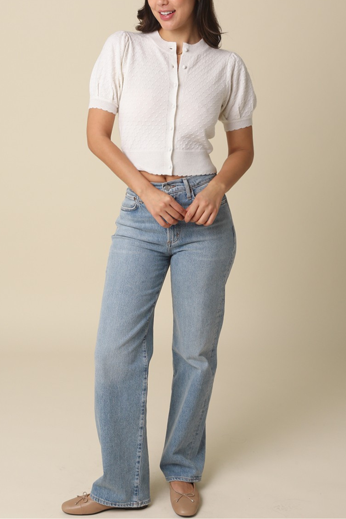 Janelle Textured Cardigan