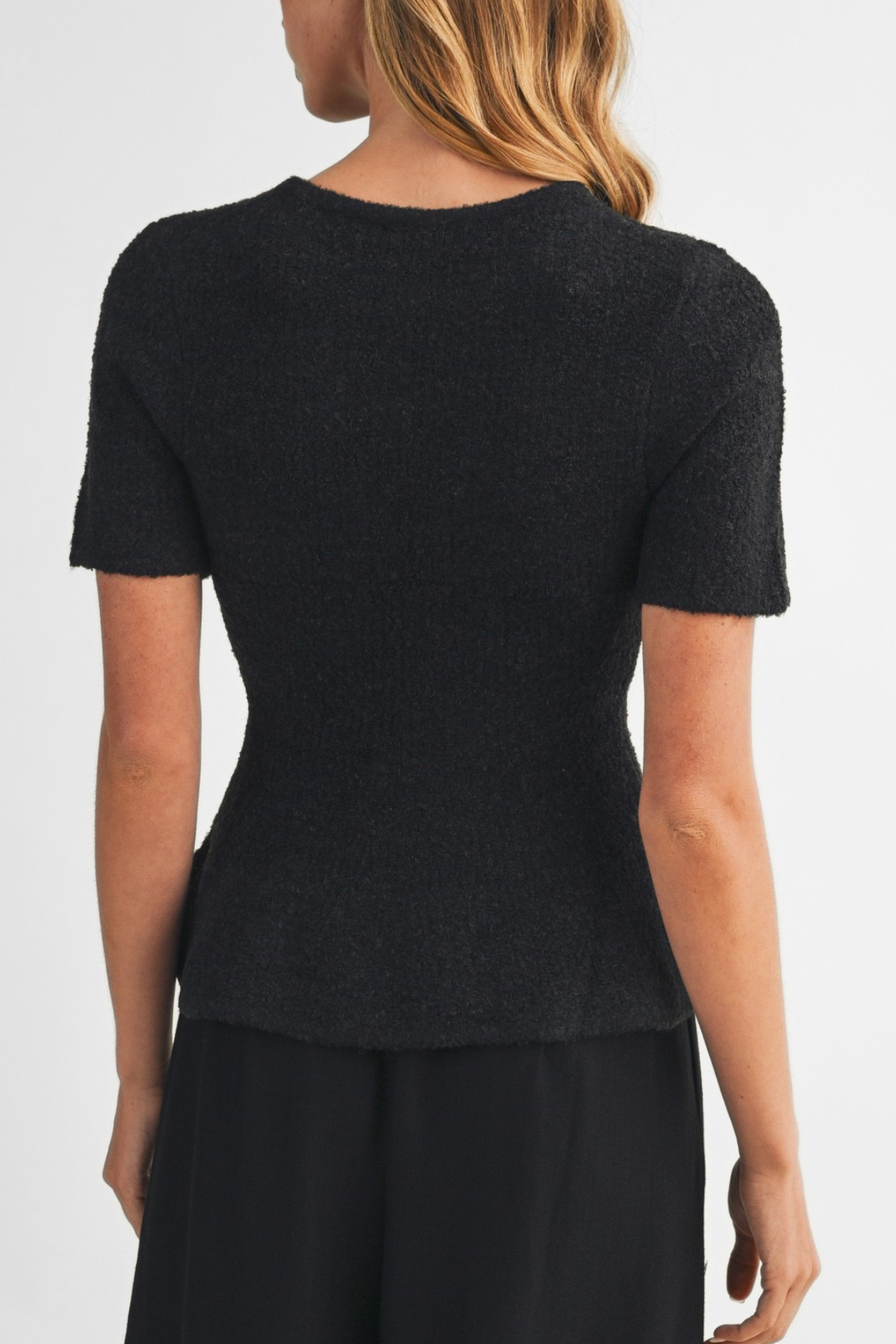 Knit Peplum Top