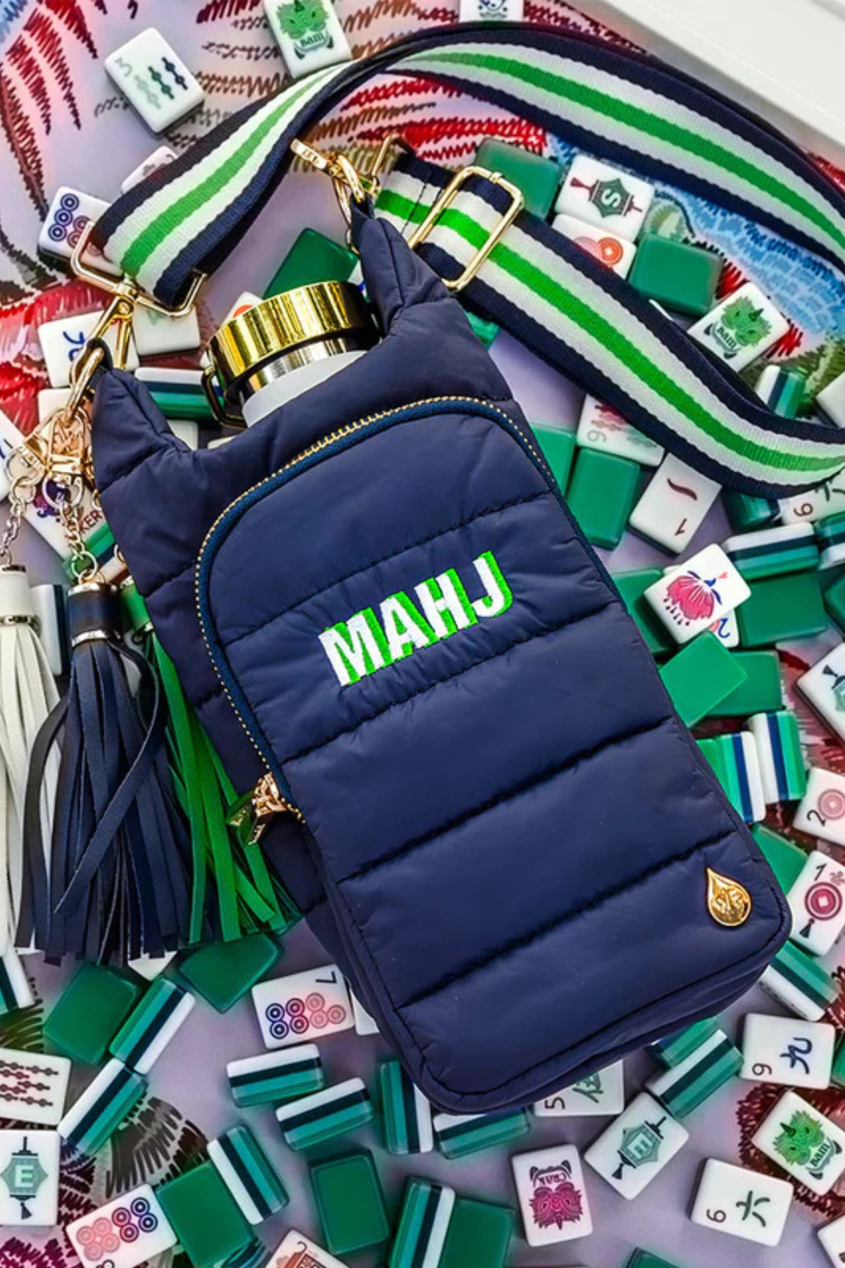 Hydrobag w/Mahjong Embroidery