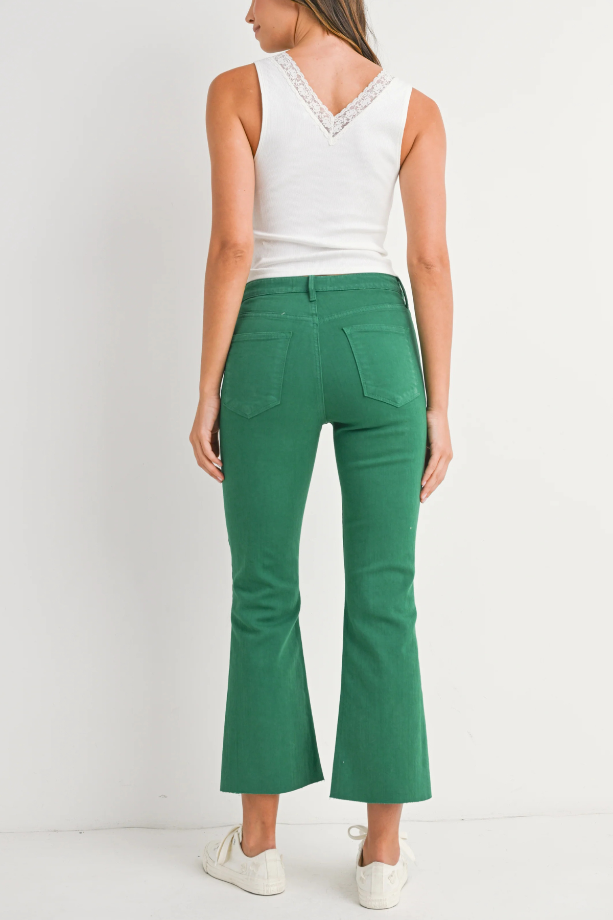 JBD Cropped Denim Flare