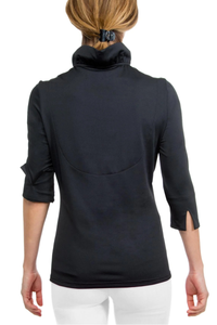 Jersey Ruffle 3/4 Sleeve Top