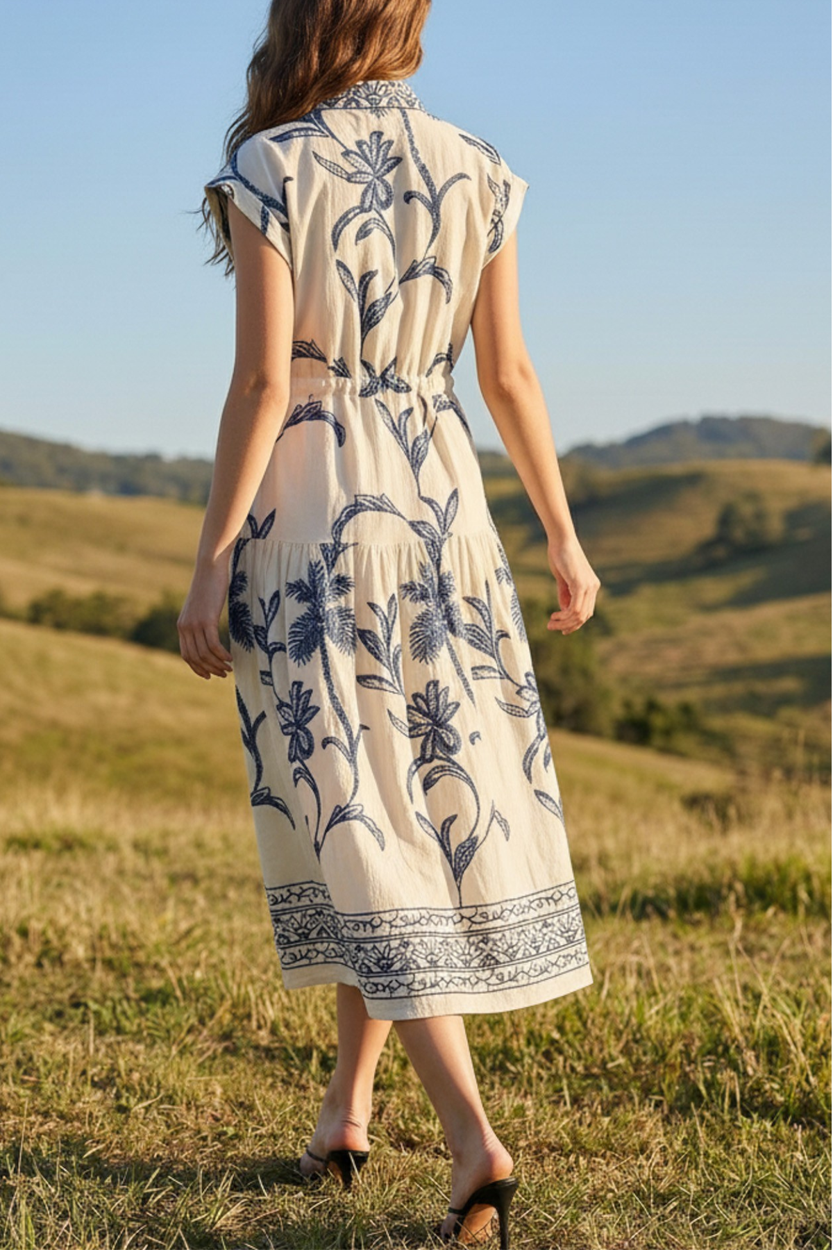 Button Down Midi Dress