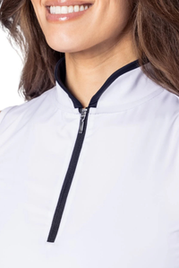 Golftini Sleeveless Cool Girl Mock Polo