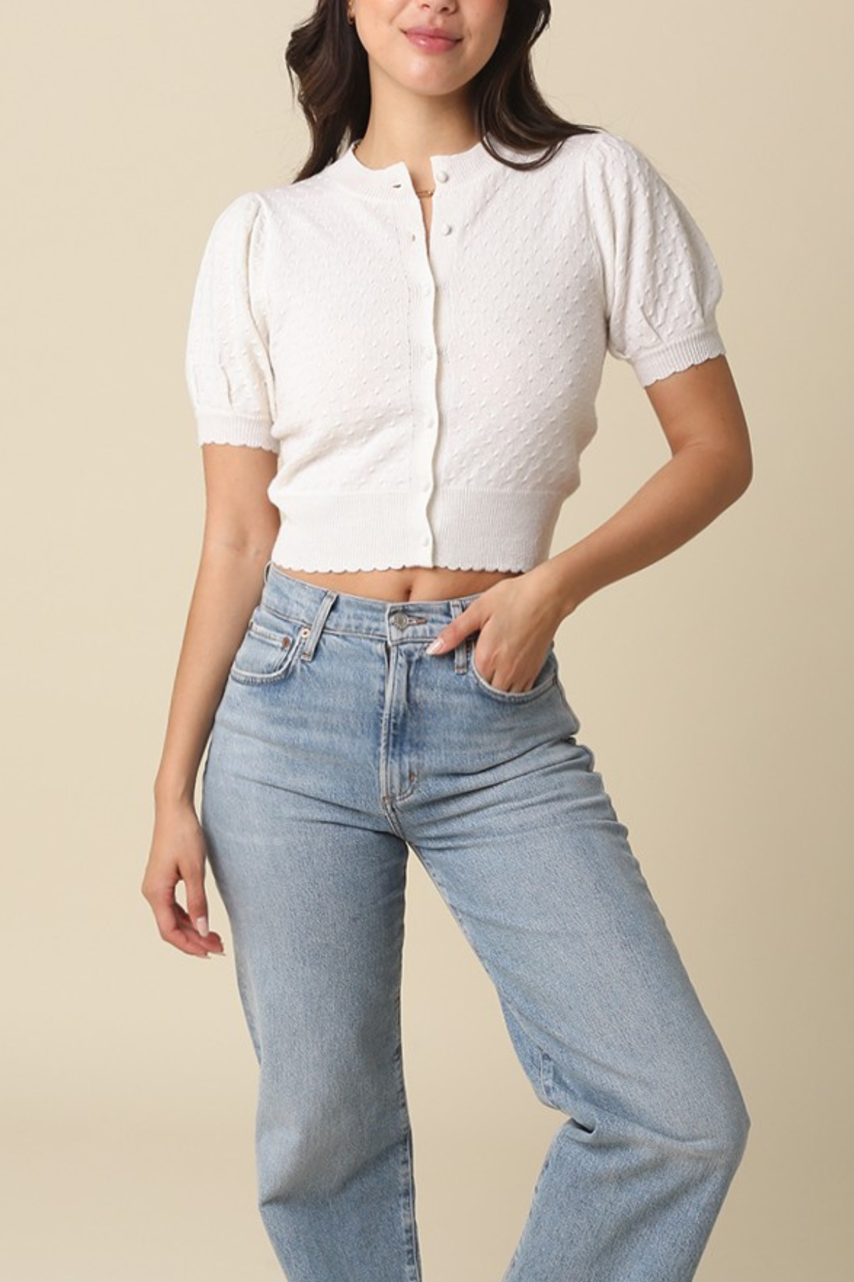 Janelle Textured Cardigan