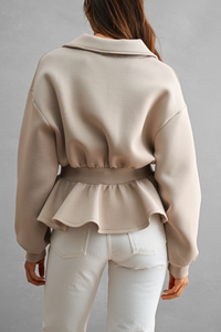Scuba Peplum Jacket