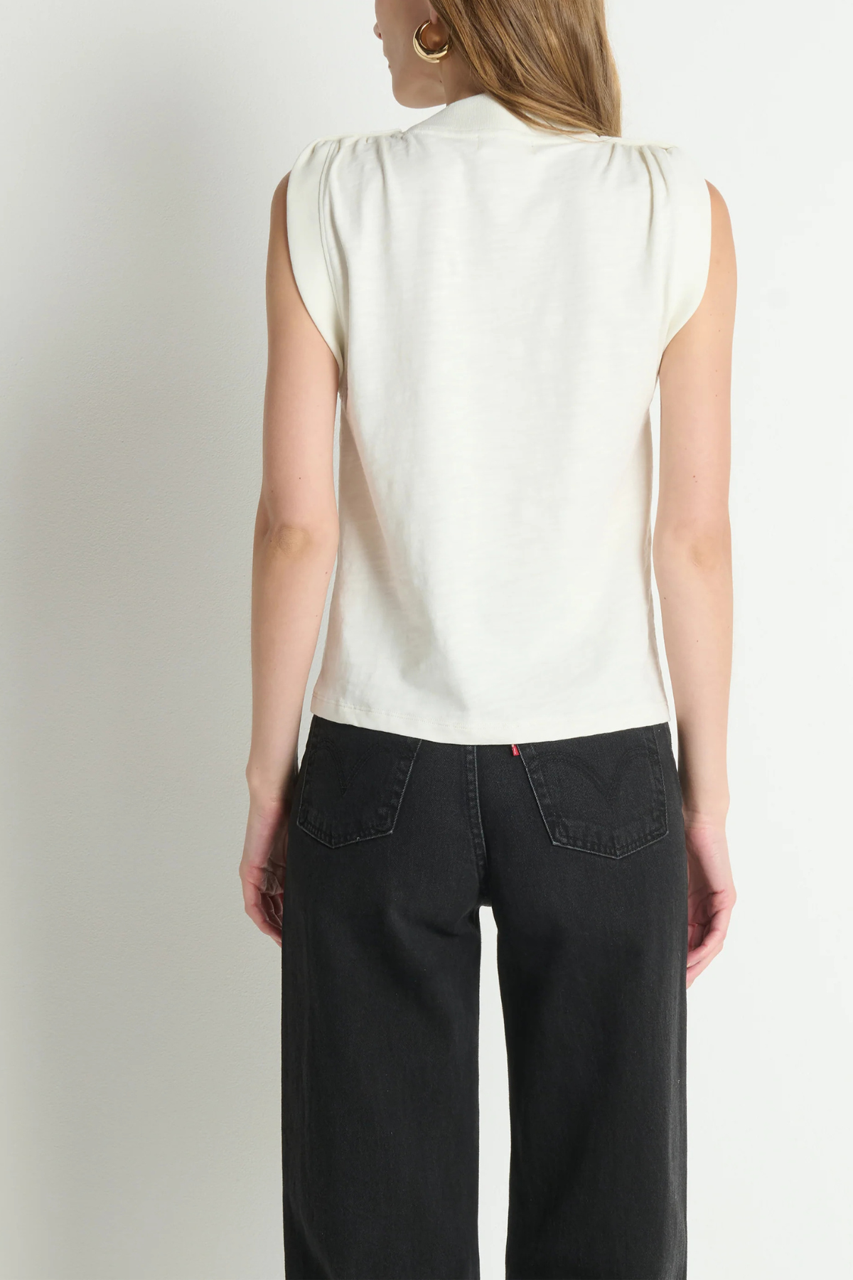 Nation Ltd Mikka Buttoned Shoulder Tank