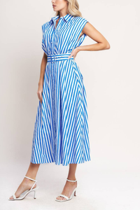 Striped Midi Dress