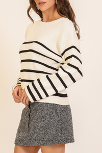 Striped Knit Sweater