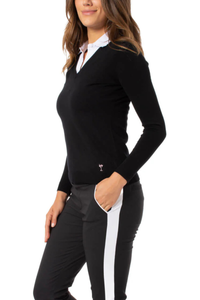 Golftini Stretch V-Neck Sweater