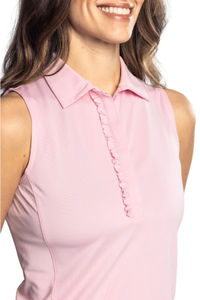 Golftini Ruffle Sleeveless Polo