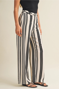 Striped Wide Leg Pants