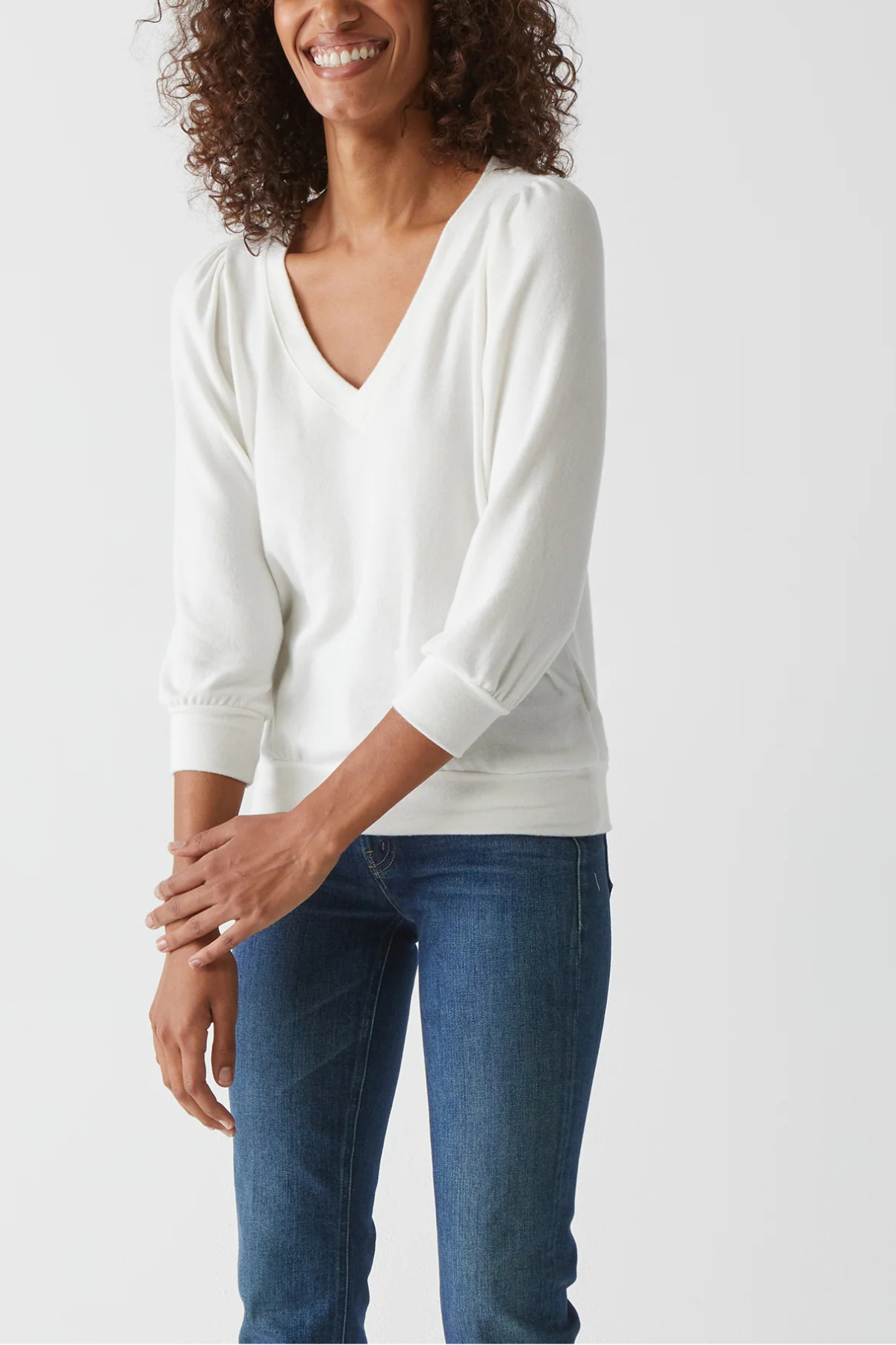 Michael Stars Gabriella V-Neck Top