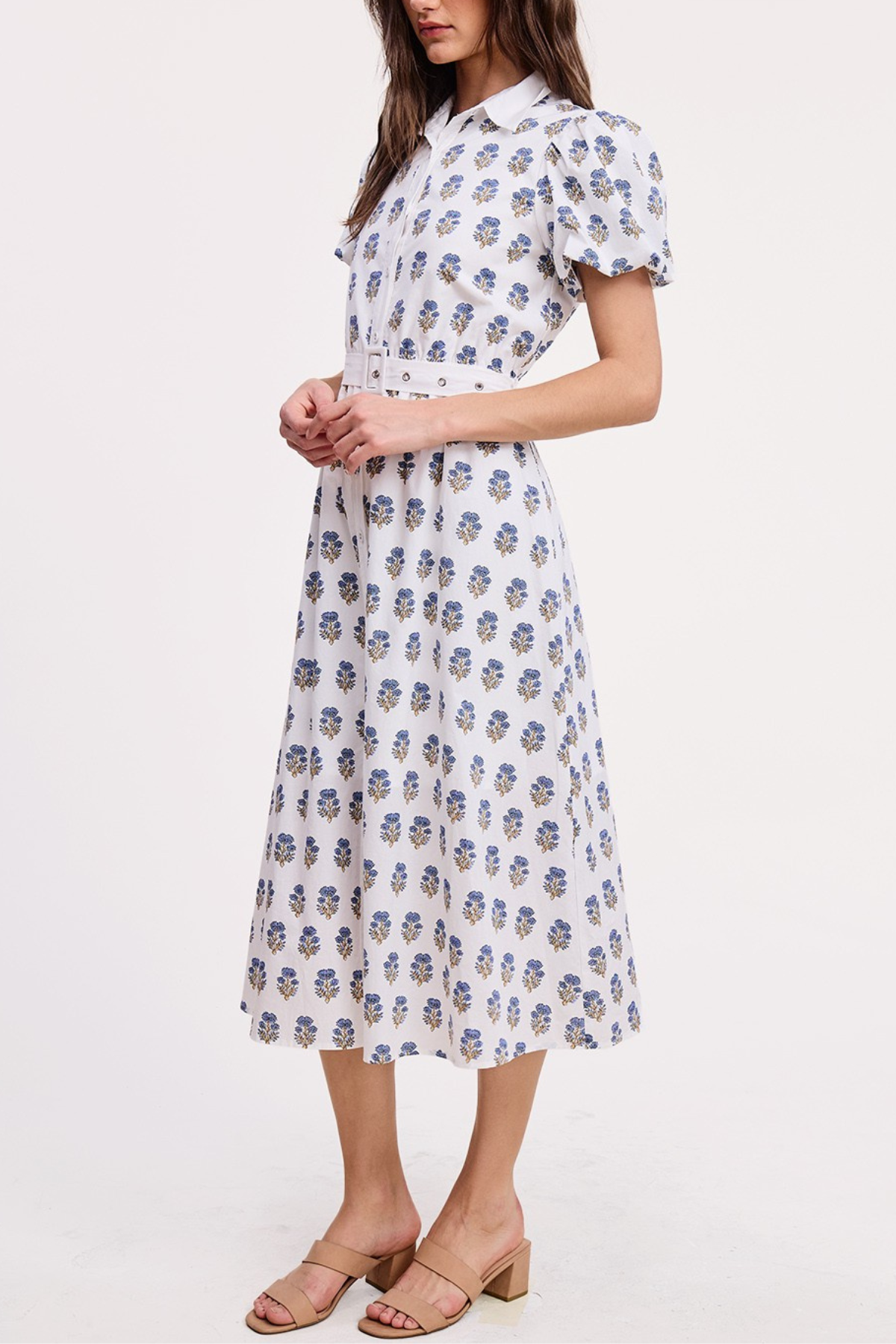 Button Down Midi Dress