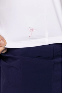 Golftini Sleeveless Cool Girl Mock Polo