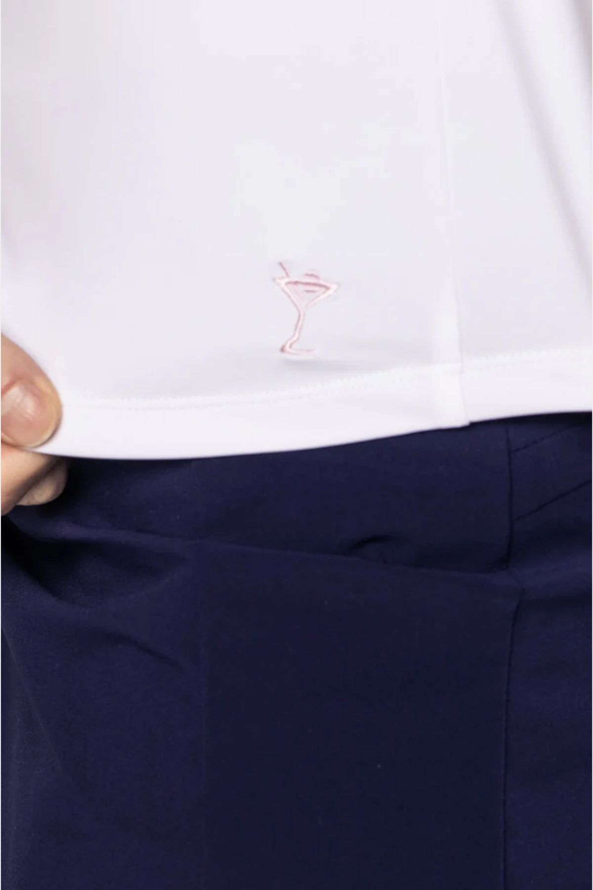 Golftini Sleeveless Cool Girl Mock Polo