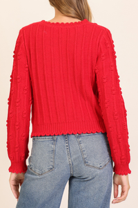Textured Knit Sweater