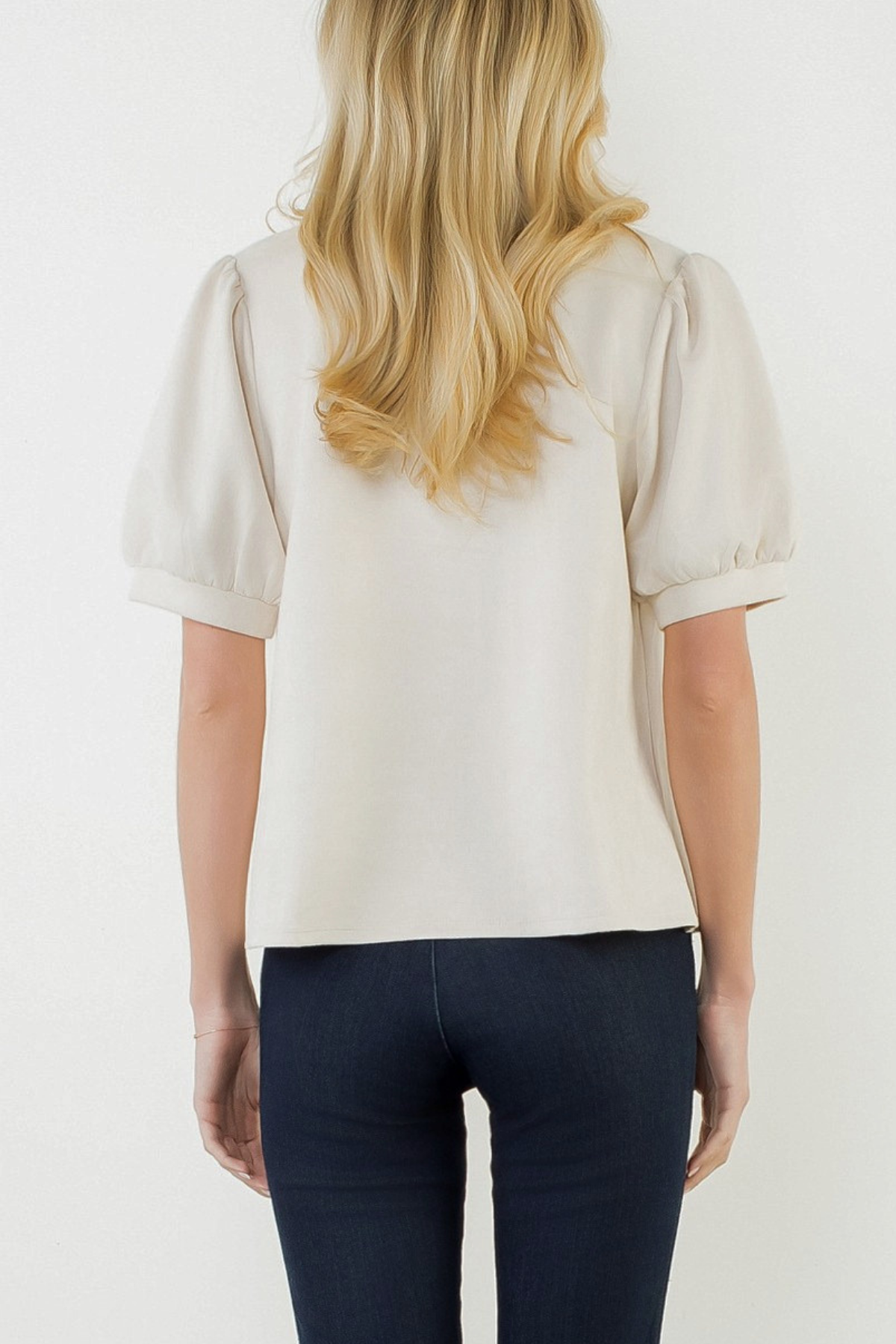 Soft Suede V-Neck Top