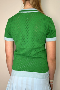The Bubble Rally Polo Sweater