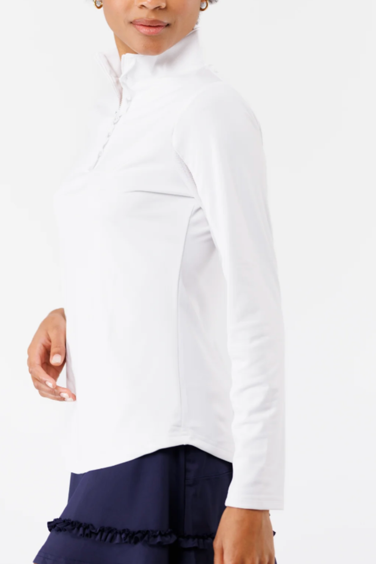 Smith & Quinn Ava Ruffle Quarter Zip