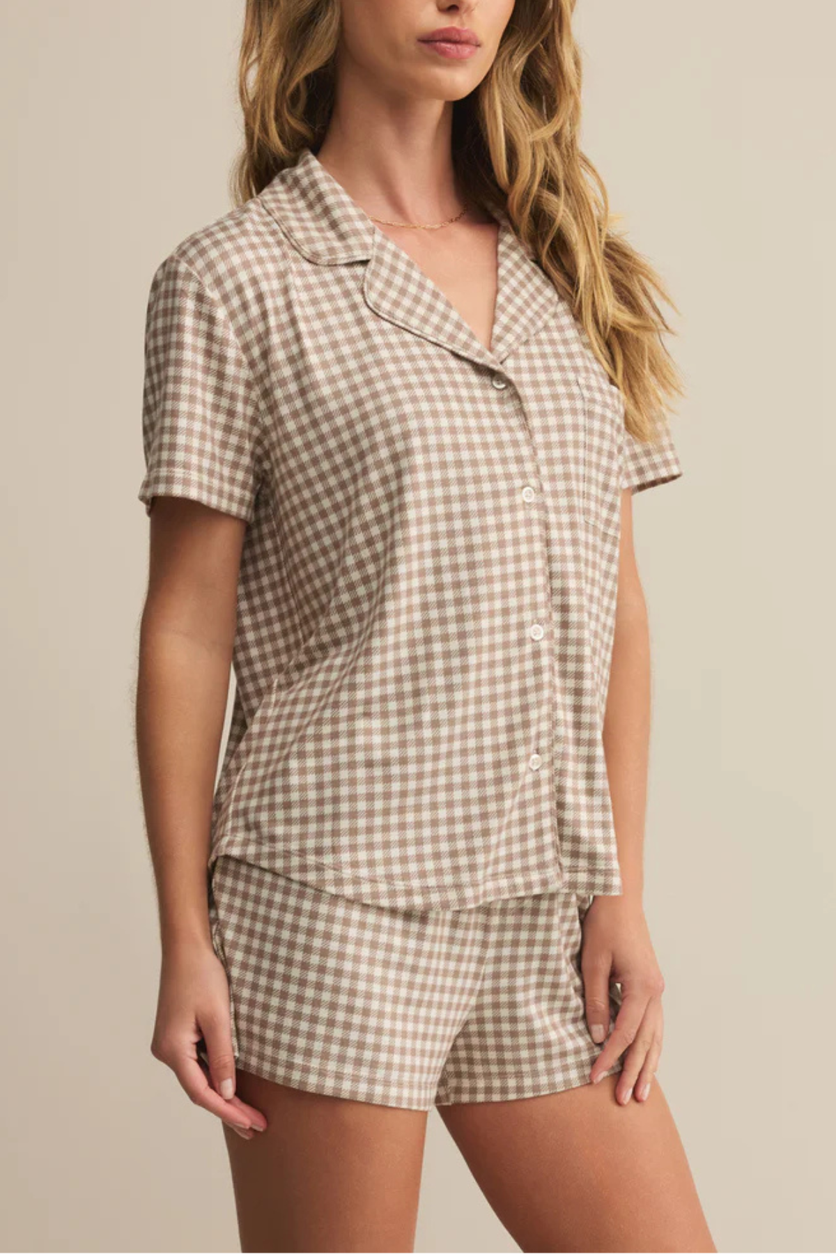 Amy Gingham Top