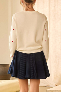 SRB Heart Embroidered Sweater