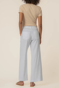 Kut Meg Linen High Rise Wide Straight Leg