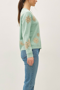 Lexi Floral Accent Sweater